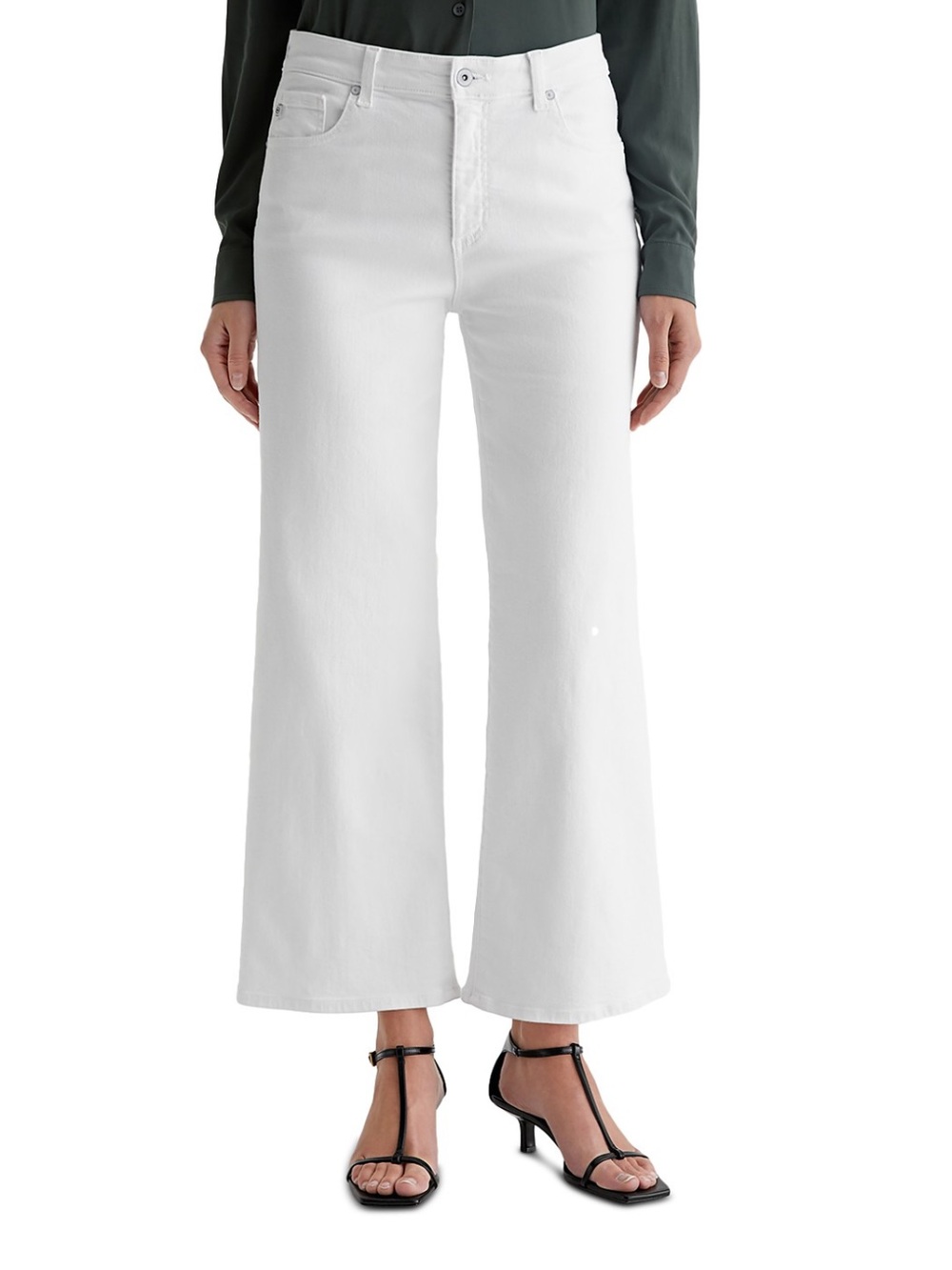 AG Saige Wide leg cropped mid rise fit